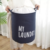 Giỏ đựng đồ giặt tròn miệng rút My Laundry