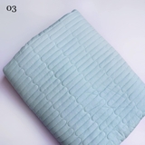 Drap giường cotton chần màu trơn 1m6x2m / 1m8x2m