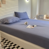 Drap giường cotton màu trơn 1m8 x 2m - HO2478