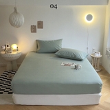 Drap giường cotton màu trơn 1m6 x 2m - HO2477