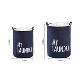 Giỏ đựng đồ giặt tròn miệng rút My Laundry