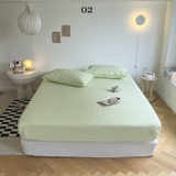 Drap giường cotton màu trơn 1m8 x 2m - HO2478