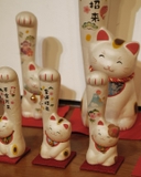 Mèo thần tài giấy washi Maneki Neko Nhật