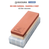 Đá mài dao NANIWA thương hiệu KATANA độ mịn #1000/#6000 NKT1000/6000D