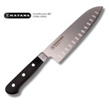 Dao bếp thái đa năng KATANA Essential Santoku Hollow Ground chống dính - KATA208 (180mm)