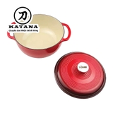 Lodge Noi gang phu men mau do 4.35L