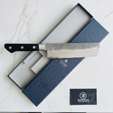 Dao bếp Nhật cao cấp Tojiro Atelier Nakiri thép Damascus 63 lớp VG10 - Dao thái rau củ 165mm TA-VE165