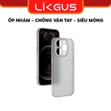 Ốp Likgus Slim Nhám Chống Vân Tay, Không Ố Vàng, Siêu Mỏng Cho iphone Series