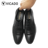 Giày buộc dây nam da bò cao cấp tăng chiều cao Oxfords VICADO VA0023 3cm