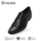 Giày buộc dây nam da bò cao cấp tăng chiều cao Oxfords VICADO VA0023 3cm