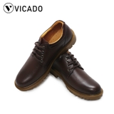 Giày buộc dây nam da bò cao cấp tăng chiều cao Oxfords VICADO VA0120 3cm