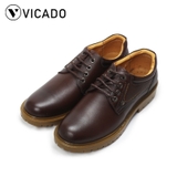 Giày buộc dây nam da bò cao cấp tăng chiều cao Oxfords VICADO VA0120 3cm