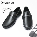 Giày lười nam da bò cao cấp tăng chiều cao 2cm Loafer VICADO VA1069