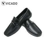 Giày lười nam da bò cao cấp tăng chiều cao 2cm Loafer VICADO VA1069