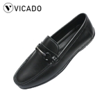 Giày lười nam da bò cao cấp tăng chiều cao 2cm Loafer VICADO VA1069