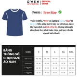 Áo Thun Nam Tay Ngắn Không Cổ Owen TS22355 màu xám nhạt melange dáng freesize vải cotton