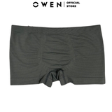 Quần Lót Nam Owen QLB232456 màu đen Kiểu sịp đùi Boxer Chất liệu Polyamide spandex