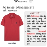 Áo Thun Polo Nam Cổ Bẻ Aristino APS072S3 màu Đỏ 80