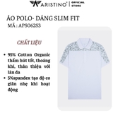 Áo Thun Polo Nam Cổ Bẻ Aristino APS062S3 Màu: Trắng 6, Xanh biển 67, Xanh tím than 139