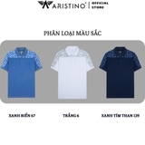 Áo Thun Polo Nam Cổ Bẻ Aristino APS062S3 Màu: Trắng 6, Xanh biển 67, Xanh tím than 139