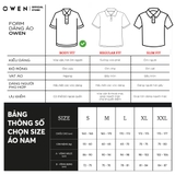 Áo Thun polo Nam Tay Ngắn Có Cổ Owen APV233180 Màu trắng dáng Body Fit chất liệu cotton