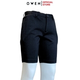 Quần Short Nam Owen SW231924 Màu xám melange sóc âu dáng Trendy chất liệu nylon