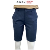 Quần Short Nam Owen SW231923 Màu navy melange sóc âu dáng Trendy chất liệu polyester