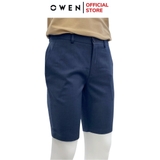 Quần Short Nam Owen SW231923 Màu navy melange sóc âu dáng Trendy chất liệu polyester