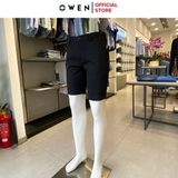 Quần Short Nam Owen SW231924 Màu xám melange sóc âu dáng Trendy chất liệu nylon