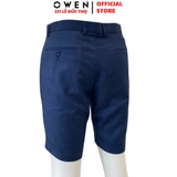 Quần Short Nam Owen SW231919 Sóc Âu màu xanh navy dáng Slim fit chất liệu polyester