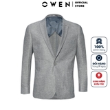 Áo Demi - Blazer Owen BL23611 Màu Be Tối Dáng Regular Fit Chất Liệu Namu