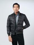 Áo Khoác Jacket Owen JK220711 Màu Đen Dáng Regular Fit không mũ Vải Polyester