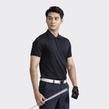 Áo Thun Polo Nam Cổ Bẻ Aristino APS092S2 Màu Đen Và Xanh Tím Than Dáng Regular Fit Vải Polyester Thể Thao