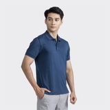 Áo Thun Polo Nam Cổ Bẻ Aristino APS092S2 Màu Đen Và Xanh Tím Than Dáng Regular Fit Vải Polyester Thể Thao