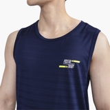 Áo Ba Lỗ Nam Aristino ATT016S2 Kẻ Chìm 3 Màu Lựa Chọn Kiểu dáng Tank Top Sát Nách chất liệu Polyester