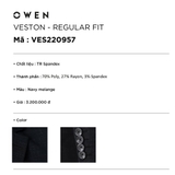 Ves bộ OWEN VES220957 Màu navy Melange Dáng Regular Fit Vải Polyester