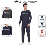 Bộ đồ Thu đông Aristino ALH001W2 Màu Đen 10, Xanh tím than 9