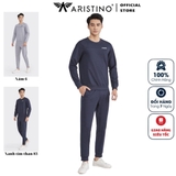 Bộ đồ Thu đông Aristino ALH008W2 Màu Xám 6, Xanh tím than 83