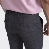 Quần Âu Nam Aristino Quần Tây ATR01502 Dáng Slim Fit Vải Polyester Màu Xám và Xanh Tím Than