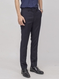 Quần Tây Nam Aristino ATRR01 (ATRR0109) Quần Âu Nam Màu Xanh Tím Than 66 Dáng Slim Fit Vải Polyester