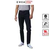 Quần Jean Nam Owen Quần Bò Nam QJS230160 màu xám đen Dáng Slim Fit vải cotton