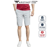 Quần Short Nam Aristino ASO014S1 Sóc Âu  Màu Xám 91 Chất Liệu Polyester Dáng Regular Fit