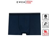 Quần Lót Nam Owen QLB232404 màu xanh navy dáng sịp đùi vải cotton