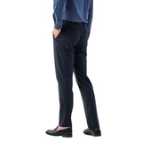 Quần Tây Nam Owen QRT231507 màu xanh navy  dáng regular fit cạp tăng đơ vải polyester