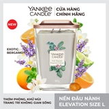 Nến thơm Yankee Candle, Nến ly vuông size L, Mùi Exotic Bergamot