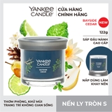 Nến thơm Yankee Candle, Nến ly tròn size S, Mùi Bayside Cedar