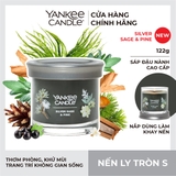 Nến thơm Yankee Candle, Nến ly tròn size S, Mùi Silver Sage & Pine