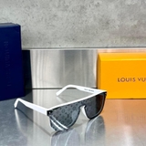 Kính mắt thời trang Louis Vuitton gọng trắng họa tiết monogram Like Auth on web fulbox