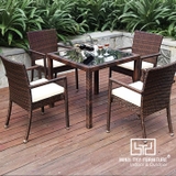 bộ bàn ghế mây nhựa MT2A4