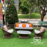 Sofa  Sảnh Chờ Dây Dù Ngoài Trời MT1027